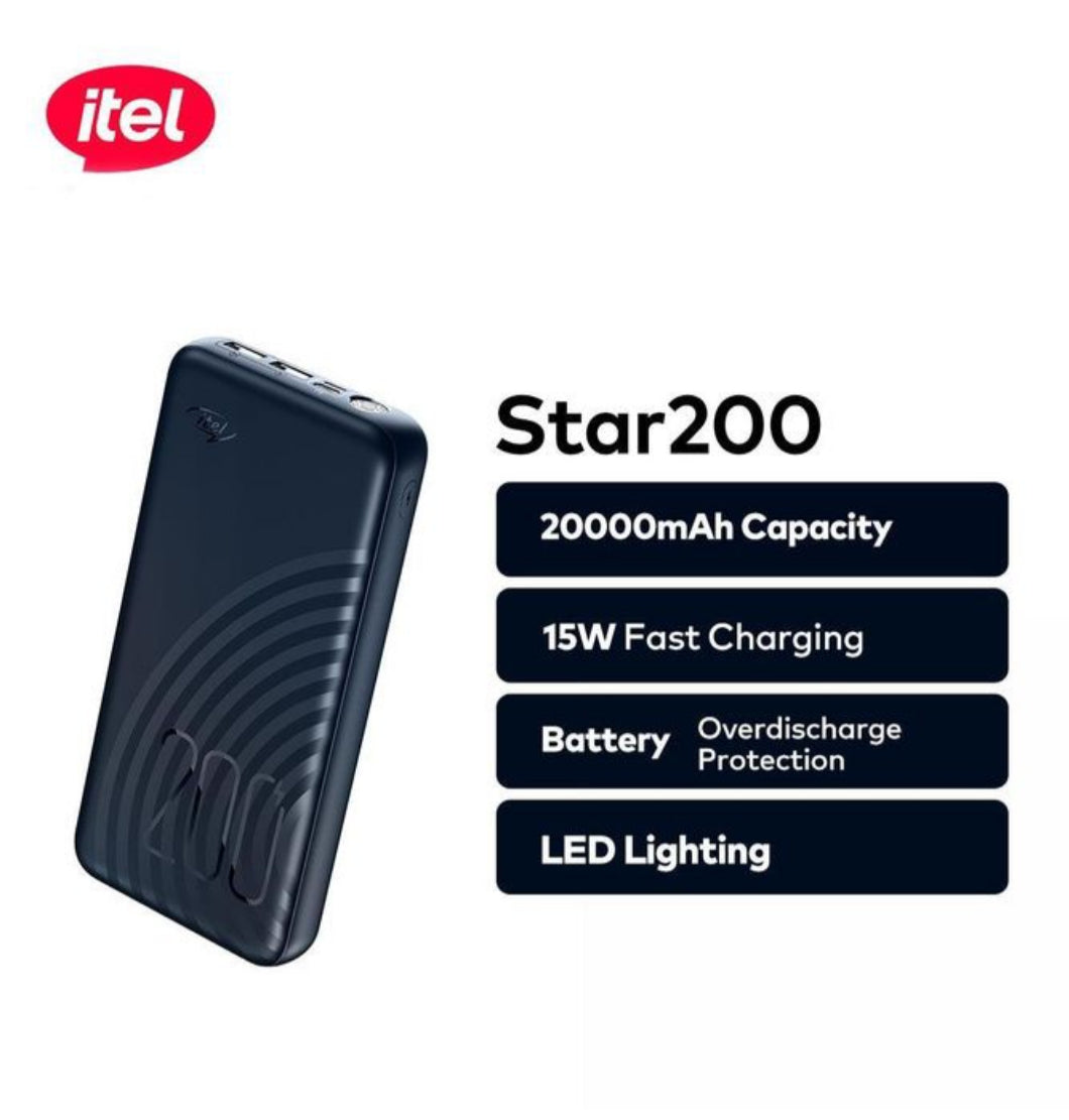 Itel Power bank star200