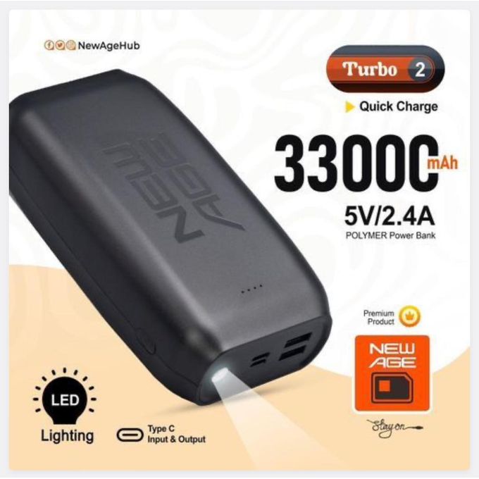new age 33000mah power bank